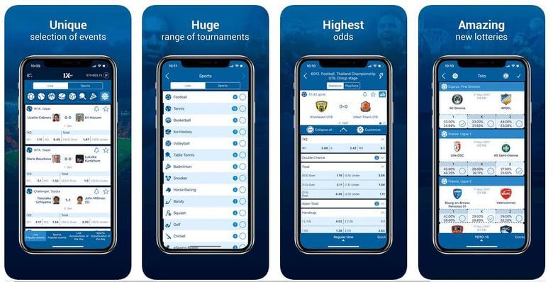 1xbet telefonlar